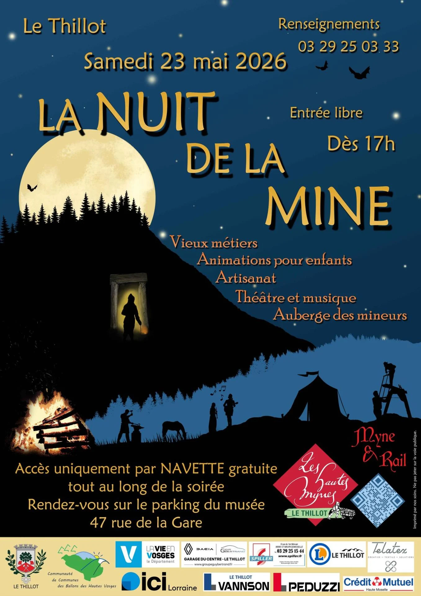 Nuit de la mine